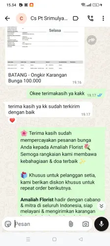 Testimonial Papan Bunga gununghejo
