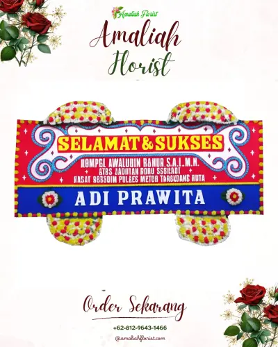 Karangan Bunga Ucapan Selamat gununghejo